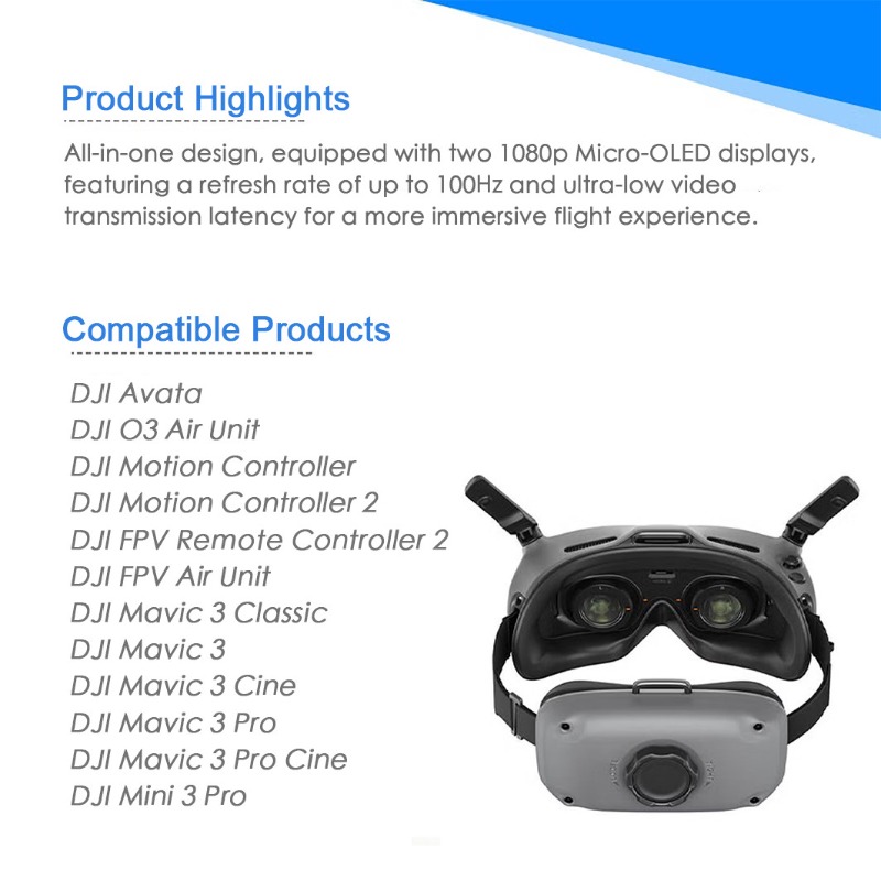 Fpv Drone Goggles - 97% NEW Used DJI FPV Goggles