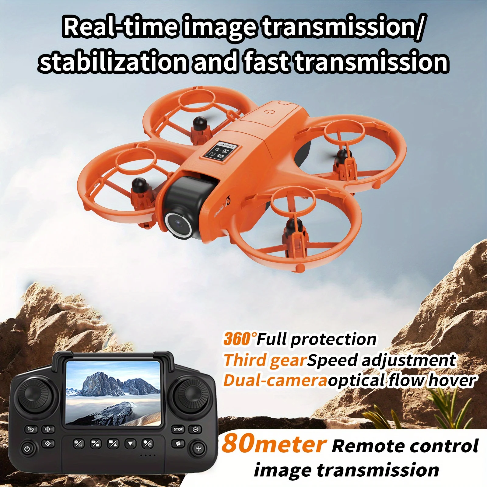 YL3 Foldable Travel Drone, HD  - Fpv Drone Charger ulasan dan harga