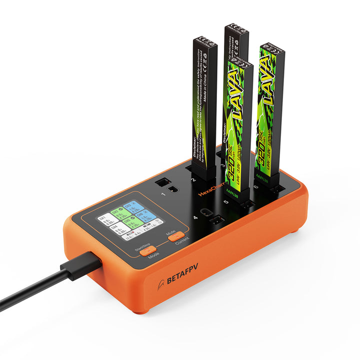BETAFPV 6 Port 1S Battery Char - Fpv Drone Charger ulasan dan harga